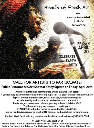 Breath of Fresh Air: Call for Artists poster