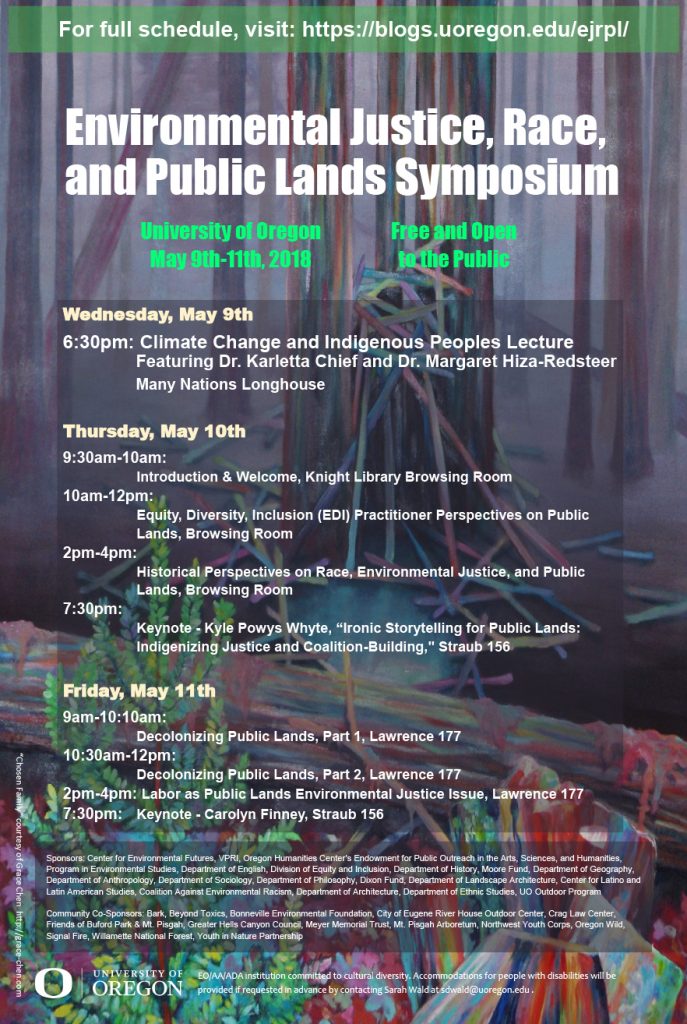 Environmental Justice, Race and Public Lands Symposium Poster